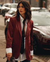 Load image into Gallery viewer, Summum Satin Boyfriend Blazer
