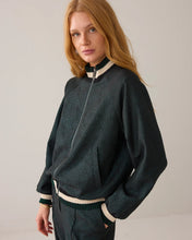 Load image into Gallery viewer, Summum Jacquard Bomber Jacket in Glitter
