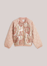Load image into Gallery viewer, Summum Quilted Bomber Jacket in Faded Rose
