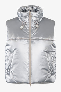 Sportalm Cropped WaistCoat with Rhinestone Band