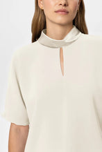 Load image into Gallery viewer, Luisa Cerano Blouse with Balloon Sleeves in Eggshell
