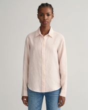 Load image into Gallery viewer, GANT Linen Striped Shirt in Orange
