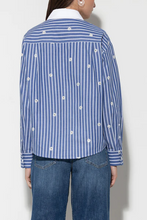 Load image into Gallery viewer, Luisa Cerano Striped Blouse with Sequins
