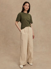 Load image into Gallery viewer, Varley Leighton Boyfriend Tee in Racing Olive
