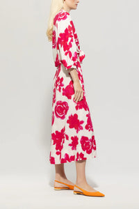 Luisa Cerano Tunic Top with Floral Pink