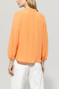 Luisa Cerano Blouse in Peachy Orange