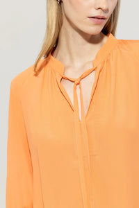 Luisa Cerano Blouse in Peachy Orange