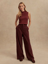 Load image into Gallery viewer, Varley Anastasia Rib Knit Tank in  New Maroon
