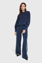 Load image into Gallery viewer, Flowy Fancy Sweater in Dark Blue
