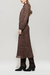 Luisa Cerano Blouse with Animal Print