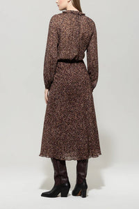 Luisa Cerano Blouse with Animal Print