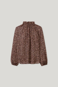 Luisa Cerano Blouse with Animal Print