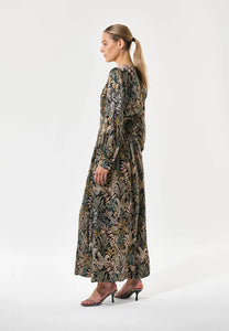 Dea Kudibal Fabianna Dress with Waist Tieband in Sencha Black