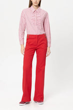 Load image into Gallery viewer, Luisa Cerano Striped Shirt Blouse in Preppy Stripe
