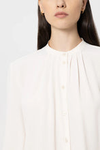 Load image into Gallery viewer, Luisa Cerano Long-Sleeve Blouse in Silk Blend

