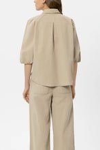 Load image into Gallery viewer, Luisa Cerano Linen Blend Blouse in Sand
