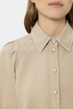 Load image into Gallery viewer, Luisa Cerano Linen Blend Blouse in Sand
