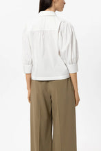 Load image into Gallery viewer, Luisa Cerano Cotton Blend Blouse in White
