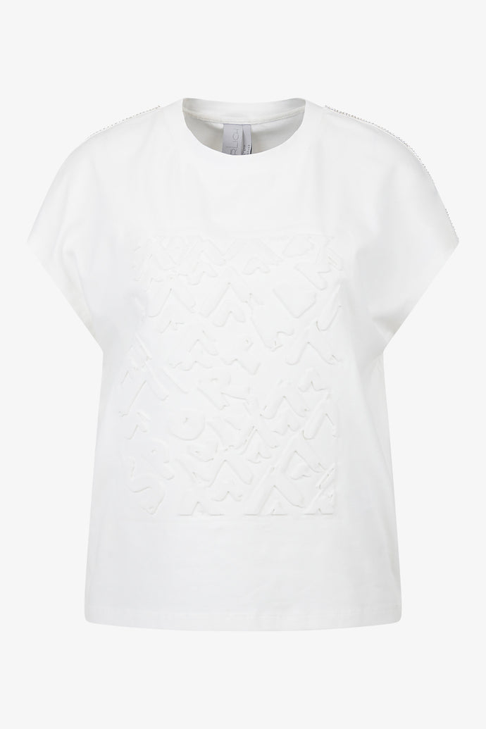 Sportalm T-Shirt with Rhinestone Chains
