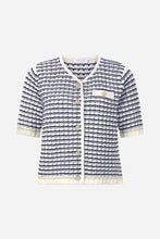 Load image into Gallery viewer, Rich &amp; Royal Boucle Cardigan with Short Sleeves
