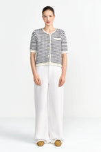 Load image into Gallery viewer, Rich &amp; Royal Boucle Cardigan with Short Sleeves
