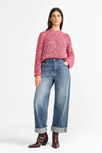 Load image into Gallery viewer, Rich &amp; Royal Mock Neck Jumper in Pink Radiance
