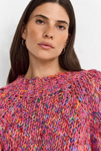 Load image into Gallery viewer, Rich &amp; Royal Mock Neck Jumper in Pink Radiance
