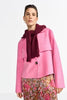 Rich & Royal Boxy Double Face Jacket in Pink Radiance