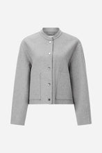 Load image into Gallery viewer, Rich &amp; Royal Bomber Jacket in Silver Mist
