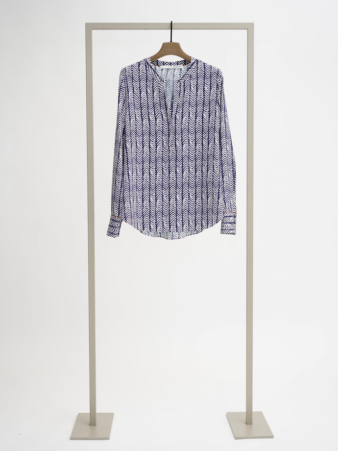 Herzen Blouse in Inkwell Superwhite