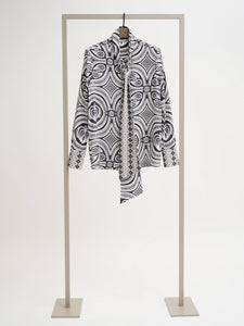 Herzen Blouse in Schiefer Superwhite