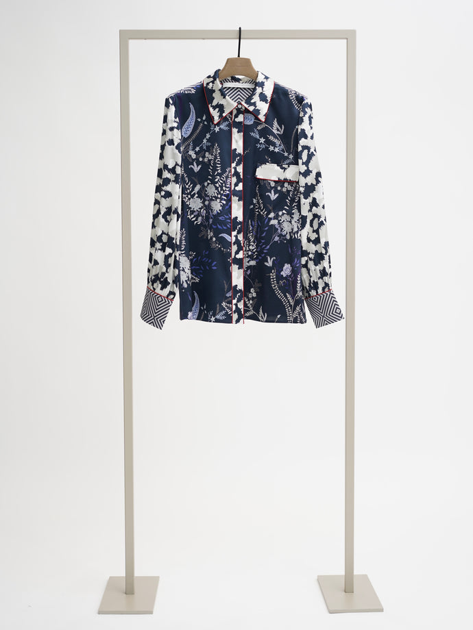 Herzen Blouse in Marino Starlight