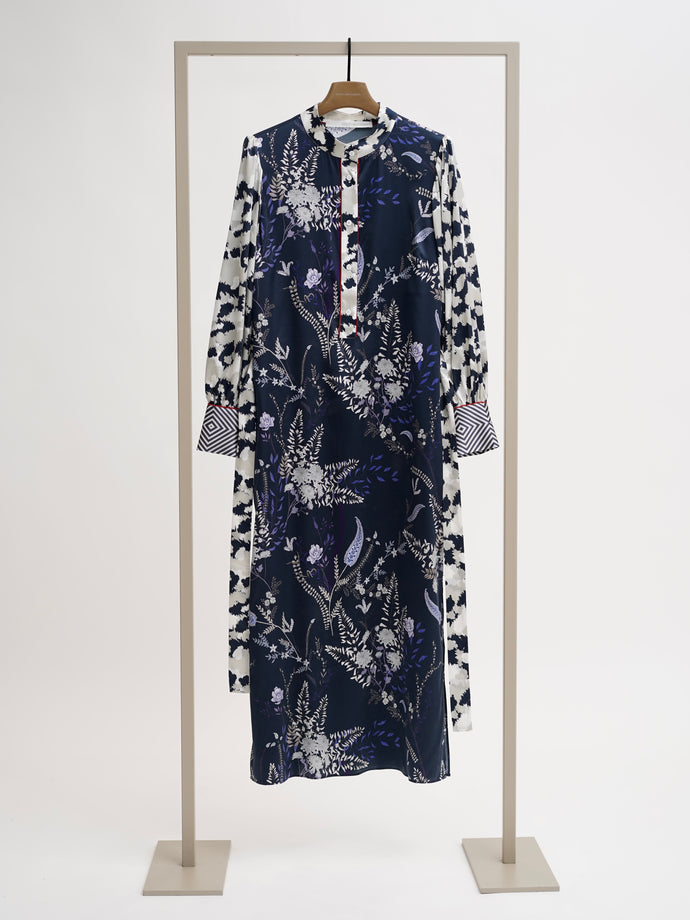 Herzen Dress in Marino Starlight