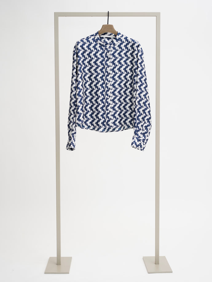 Herzen Blouse in Marino Starlight Superwhite