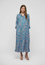 Load image into Gallery viewer, Dea Kudibal Rosanna Silk Dress in Ocean Paisley Print
