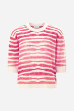 Load image into Gallery viewer, Rich &amp; Royal Striped Wool Blend Sweater in Soft Orchid
