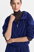 Load image into Gallery viewer, Rich &amp; Royal Hooded Windbreaker in Navy
