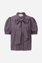 Load image into Gallery viewer, Rich &amp; Royal Cotton Pussy Bow Blouse

