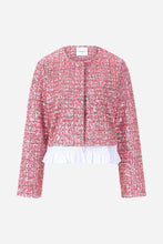Load image into Gallery viewer, Rich &amp; Royal Boucle Jacket with Peplum
