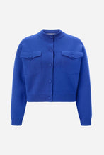 Load image into Gallery viewer, Rich &amp; Royal Cardigan with Chest Pocket
