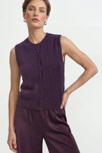 Load image into Gallery viewer, Rich &amp; Royal Knitted Vest with Buttons
