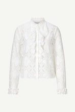 Load image into Gallery viewer, Rich &amp; Royal White Blouse with Ruffles
