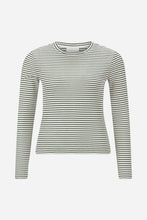 Load image into Gallery viewer, Rich &amp; Royal Long-Sleeve Striped Shirt in Leaf Green
