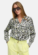 Load image into Gallery viewer, Catnoir Printed Blouse in Yellow Leo
