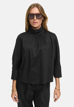 Load image into Gallery viewer, Catnoir Stretch Blouse in Black

