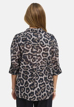 Load image into Gallery viewer, Catnoir V-Neck Blouse in Leo
