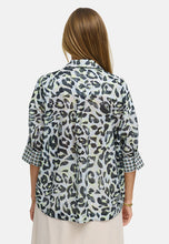 Load image into Gallery viewer, Catnoir Printed Blouse in Yellow Leo
