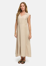 Load image into Gallery viewer, Catnoir Shirt Dress in Beige
