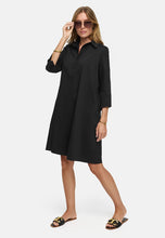 Load image into Gallery viewer, Catnoir Shirt Dress in Black
