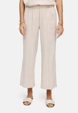 Load image into Gallery viewer, Catnoir Cropped Wide-Leg Trousers in Beige
